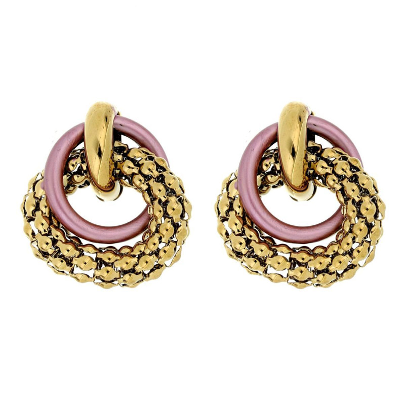 ORECCHINI NEMESI IN ACCIAIO MM 37