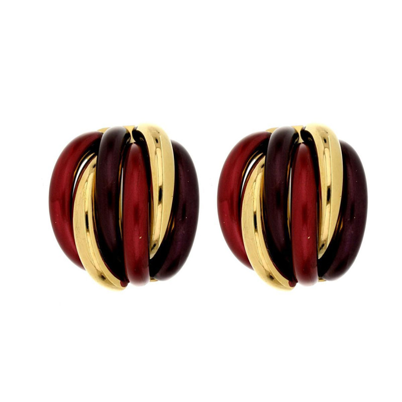 ORECCHINI NEMESI IN ACCIAIO MM 33