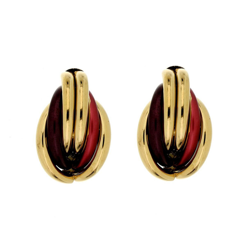 ORECCHINI NEMESI IN ACCIAIO MM 35