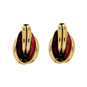 ORECCHINI NEMESI IN ACCIAIO MM 35