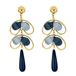 ORECCHINI NEMESI IN ACCIAIO MM 84