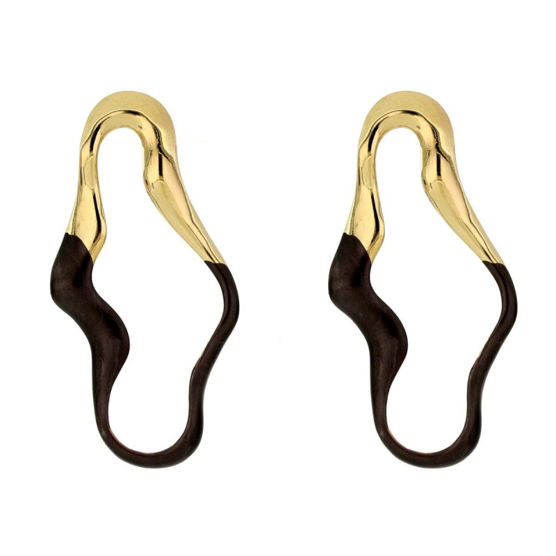 ORECCHINI NEMESI IN ACCIAIO MM 70