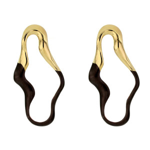 ORECCHINI NEMESI IN ACCIAIO MM 70