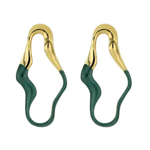 ORECCHINI NEMESI IN ACCIAIO MM 70