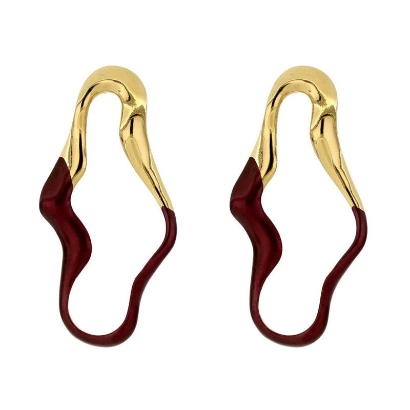 ORECCHINI NEMESI IN ACCIAIO MM 70