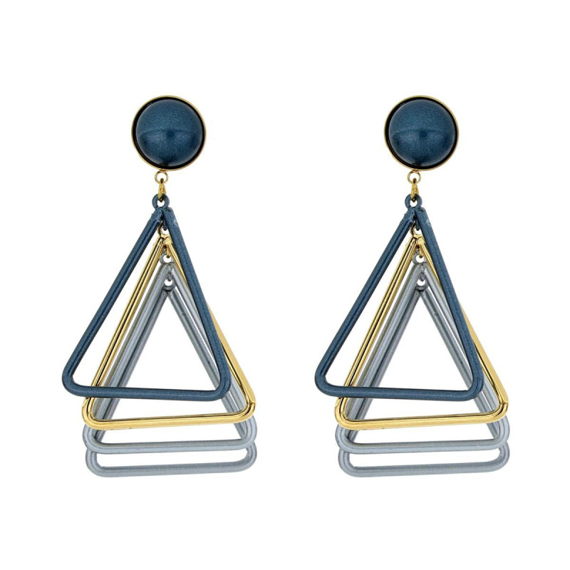 ORECCHINI NEMESI IN ACCIAIO MM 62