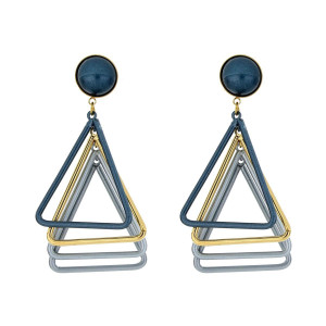 ORECCHINI NEMESI IN ACCIAIO MM 62