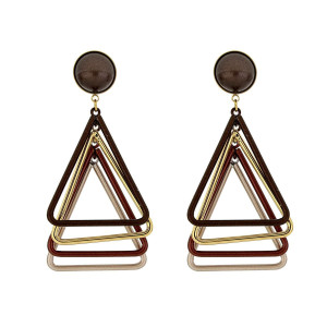 ORECCHINI NEMESI IN ACCIAIO MM 62