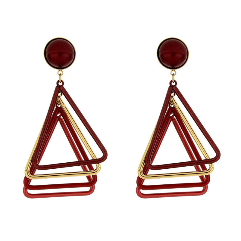 ORECCHINI NEMESI IN ACCIAIO MM 62