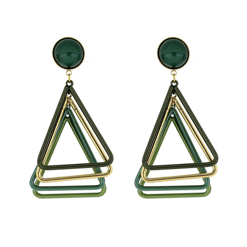 ORECCHINI NEMESI IN ACCIAIO MM 62