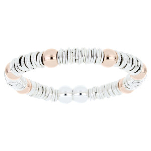 BRACCIALE VENERE IN OTTONE MM 20 CHIUSURA A CALAMITA