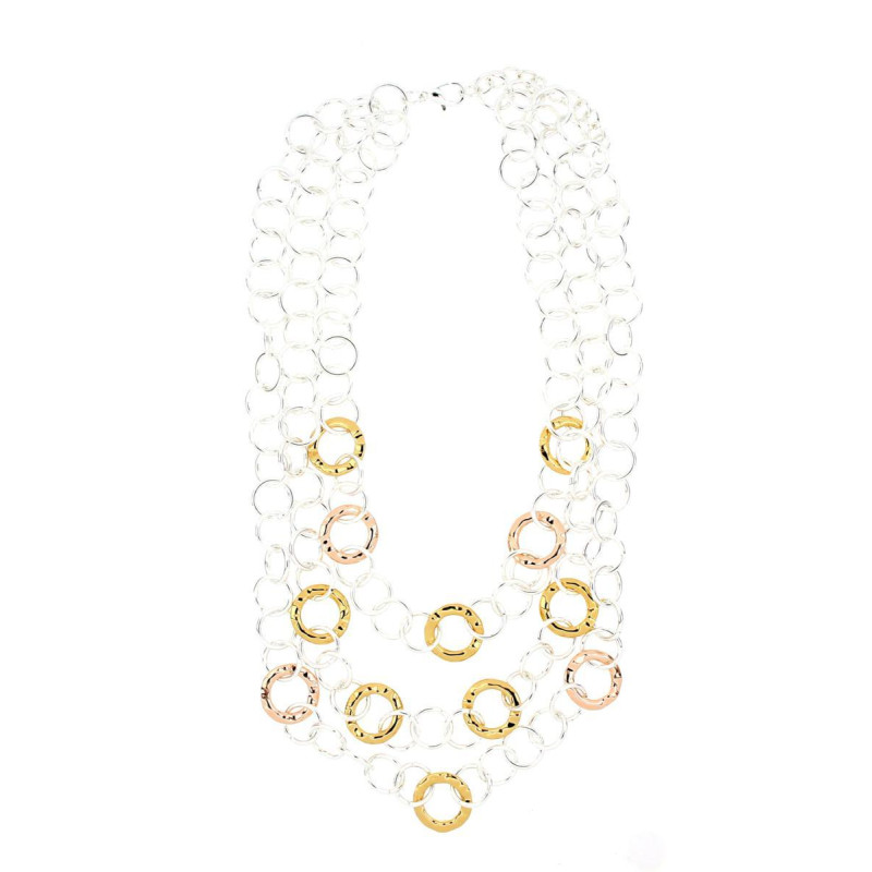 COLLANA VENERE IN OTTONE CM 43+5