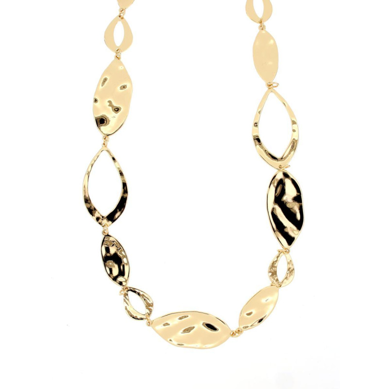 COLLANA VENERE IN OTTONE CM 70+6