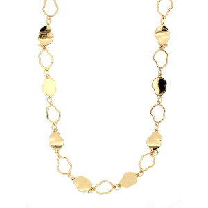 COLLANA VENERE IN OTTONE CM 92