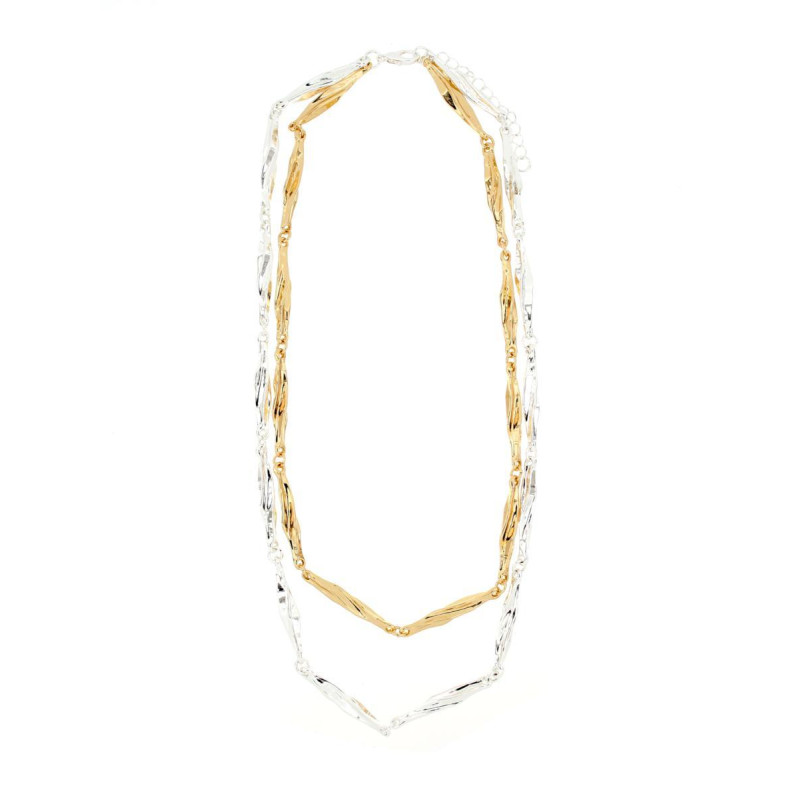 COLLANA VENERE IN OTTONE CM 44+6