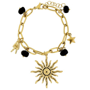 BRACCIALE "KYRA" MM 17+3 IN ACCIAIO