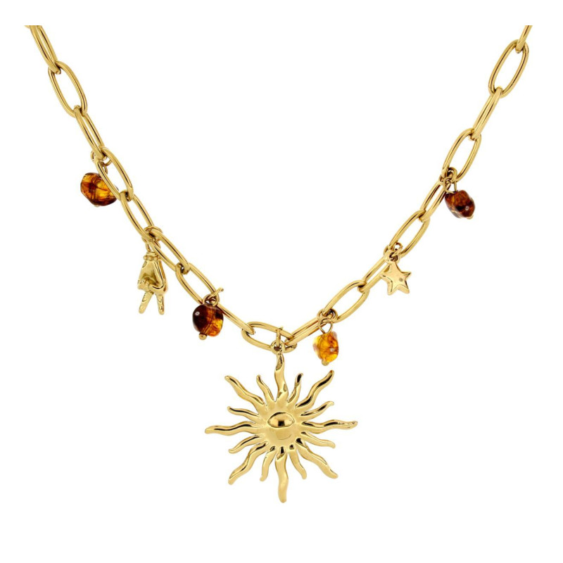 COLLANA "KYRA" CM 42+4 IN ACCIAIO