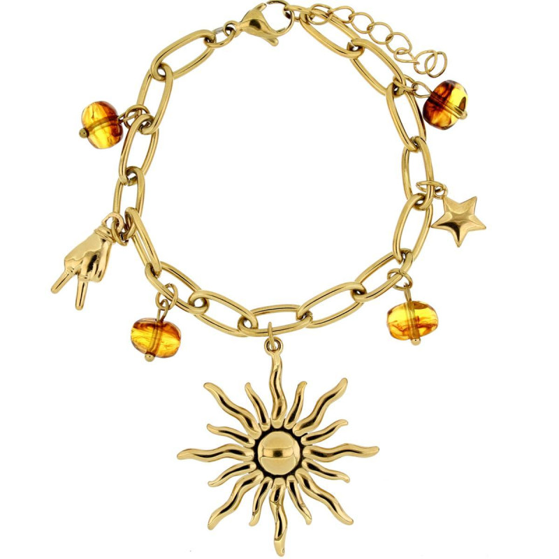 BRACCIALE "KYRA" MM 17+3 IN ACCIAIO