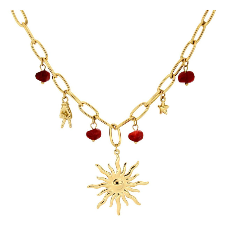 COLLANA "KYRA" CM 42+4 IN ACCIAIO