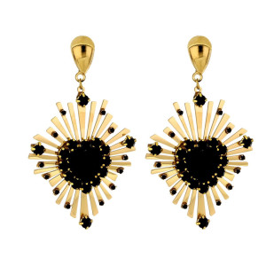 ORECCHINI CIRCE MM 70 IN ACCIAIO