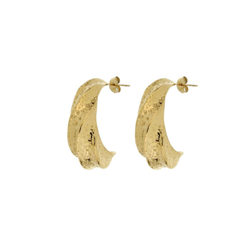 ORECCHINI CIRCE MM 40 IN ACCIAIO