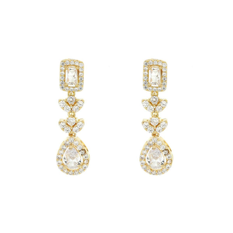 ORECCHINI ASTRA IN OTTONE