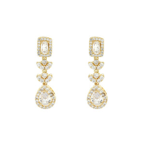 ORECCHINI ASTRA IN OTTONE