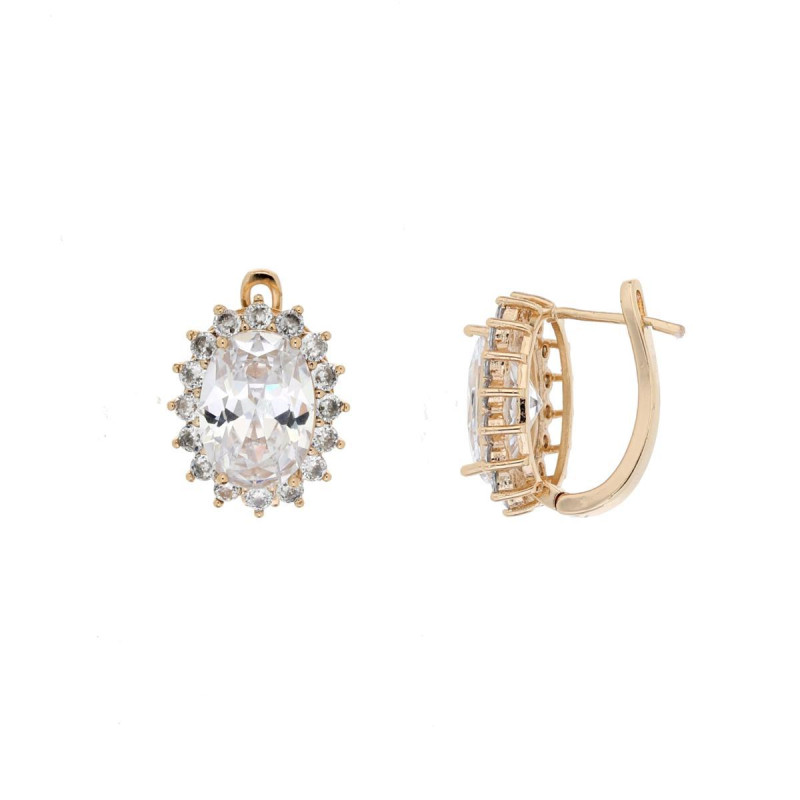 ORECCHINI ASTRA IN OTTONE