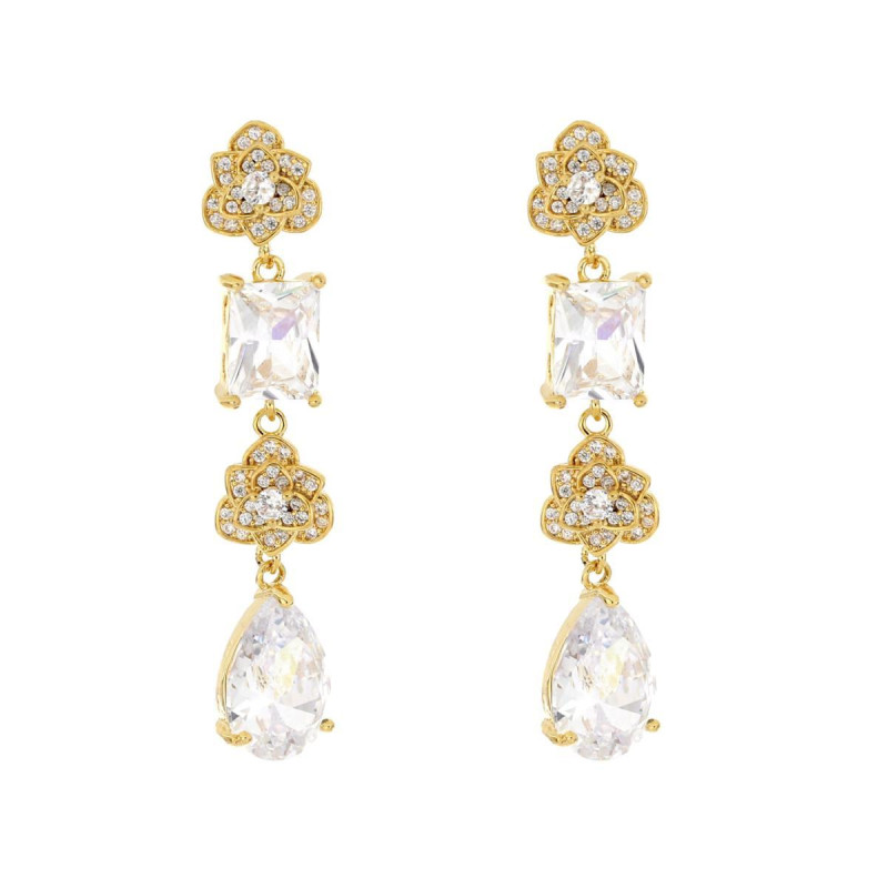 ORECCHINI ASTRA IN OTTONE