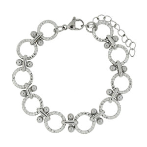 BRACCIALE "KYRA" IN ACCIAIO