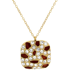 PENDENTE "GALATEA" CM 40+5 MM 18 IN ACCIAIO