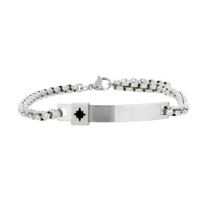 BRACCIALE CM 19+3 IN ACCIAIO