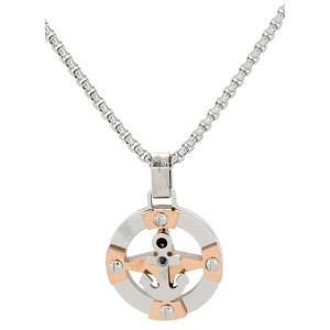 PENDENTE UOMO IN ACCIAIO