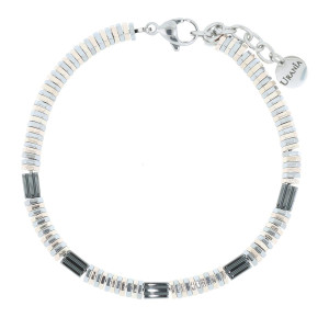 BRACCIALE CM 20+3 UOMO IN PIETRA E ACCIAIO