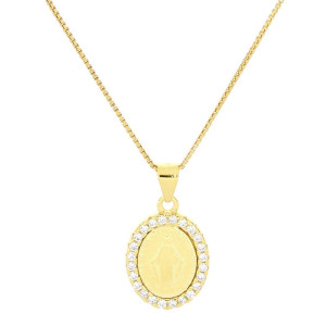 PENDENTE MADONNINE MM 13 IN ARGENTO 925