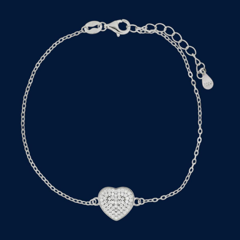 BRACCIALE CM 17+2 IN ARGENTO 925