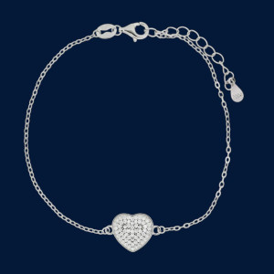 BRACCIALE CM 17+2 IN ARGENTO 925