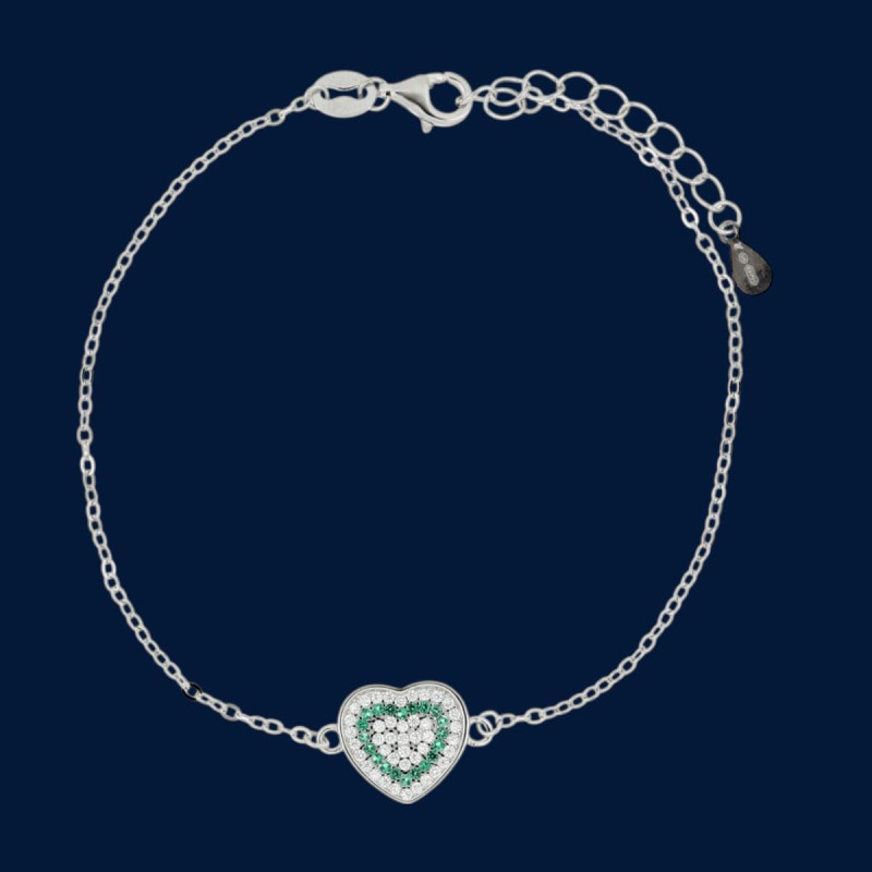 BRACCIALE CM 17+2 IN ARGENTO 925