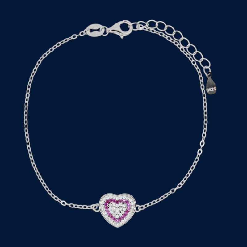 BRACCIALE CM 17+2 IN ARGENTO 925