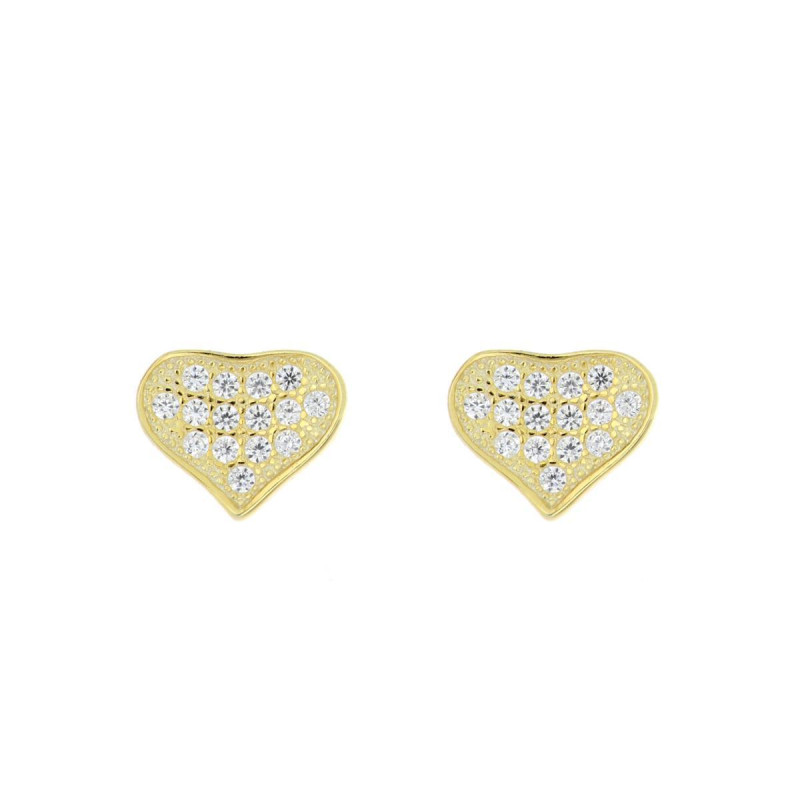 ORECCHINI MISTI IN ARGENTO 925 CUORE