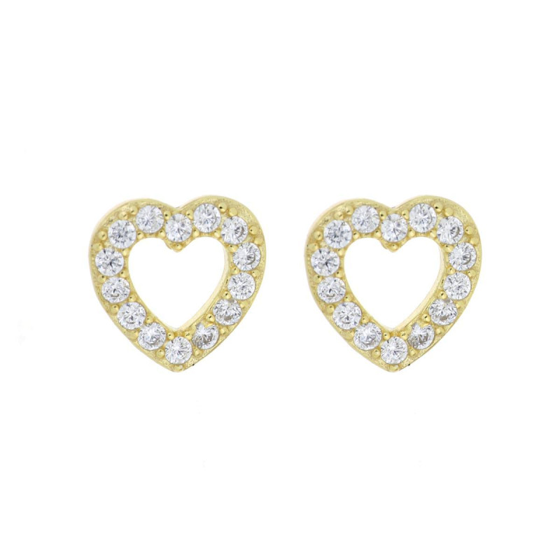 ORECCHINI MISTI IN ARGENTO 925 CUORE