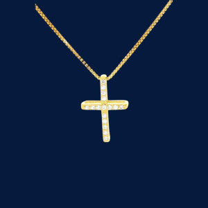 PENDENTE CROCE MM 15X10 IN ARGENTO 925