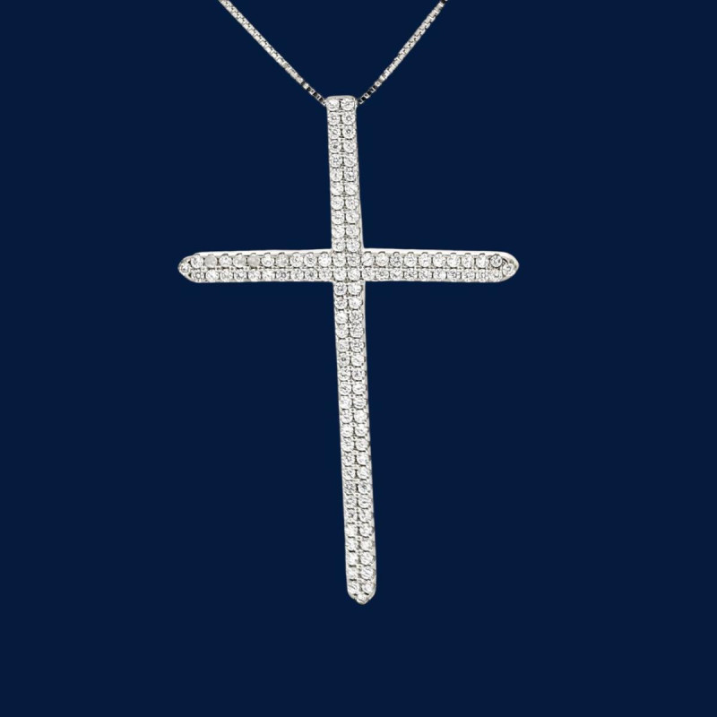 PENDENTE CROCE IN ARGENTO 925