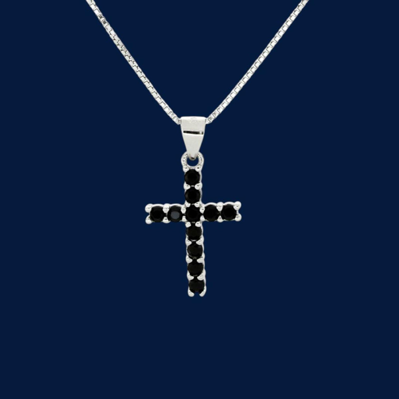 PENDENTE CROCE IN ARGENTO 925