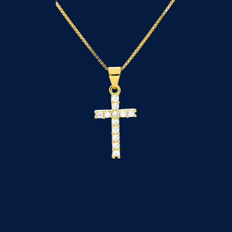 PENDENTE CROCE MM 15X10 IN ARGENTO 925