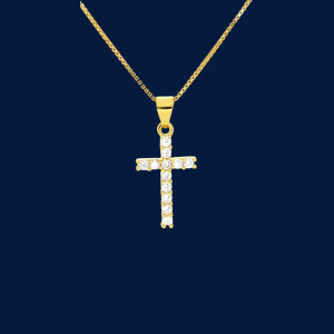 PENDENTE CROCE MM 15X10 IN ARGENTO 925