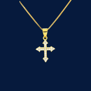 PENDENTE CROCE MM 13X10 IN ARGENTO 925