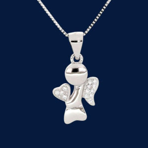 PENDENTE ANGELO IN ARGENTO 925
