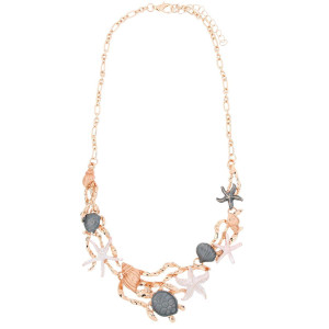 COLLANA ARMONIA CM 42+5 IN OTTONE