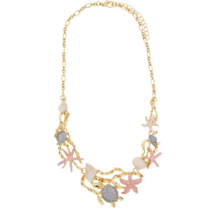 COLLANA ARMONIA CM 42+5 IN OTTONE
